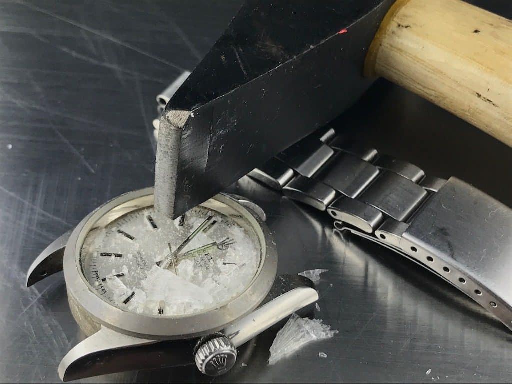 fake-rolex-destroyed